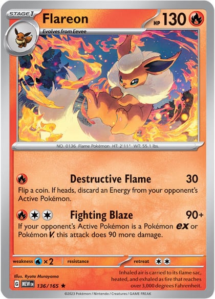Flareon, SV: Scarlet & Violet 151 136/165