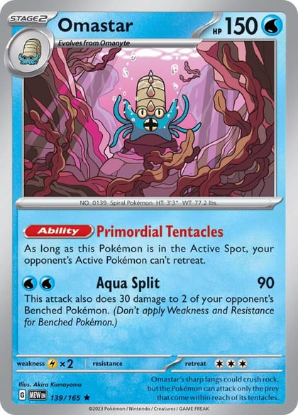 Omastar, SV: Scarlet & Violet 151 139/165