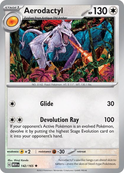 Aerodactyl, SV: Scarlet & Violet 151 142/165