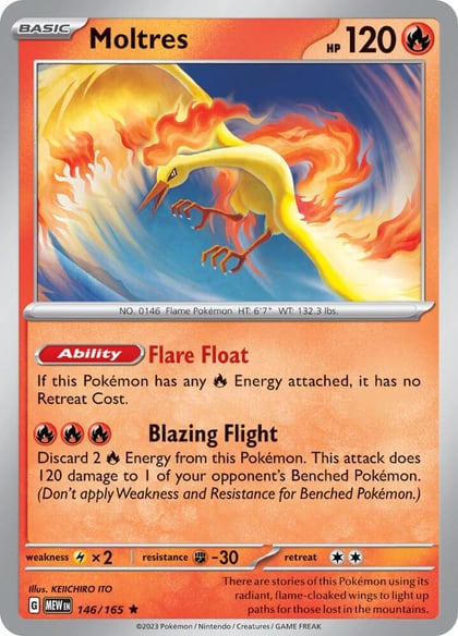 Moltres, SV: Scarlet & Violet 151 146/165
