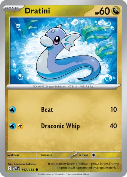 Dratini, SV: Scarlet & Violet 151 147/165