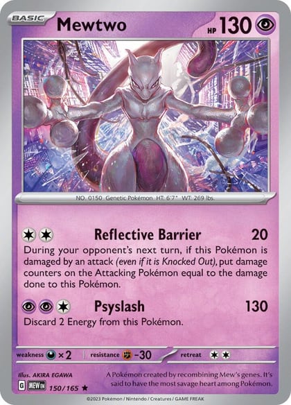 Mewtwo, SV: Scarlet & Violet 151 150/165