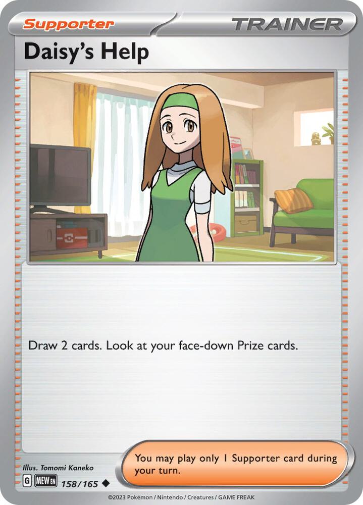 Daisy's Help - 158/165, SV: Scarlet & Violet 151 158/165