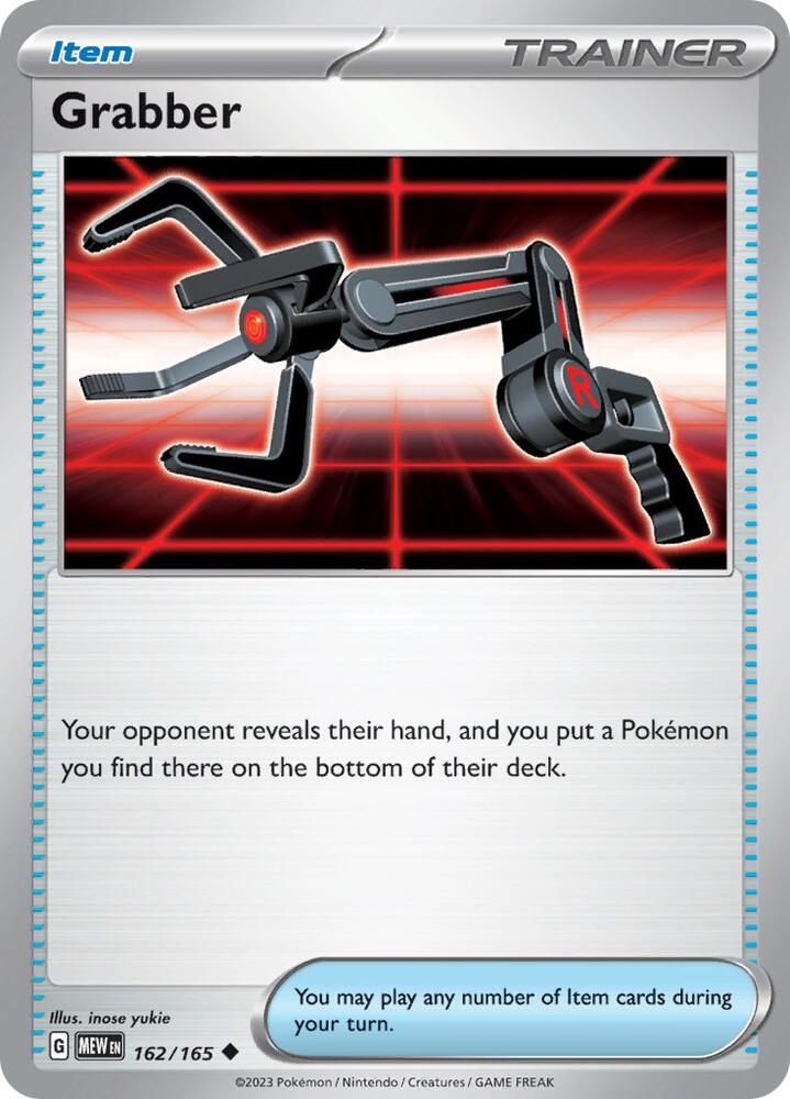 Grabber, SV: Scarlet & Violet 151 162/165