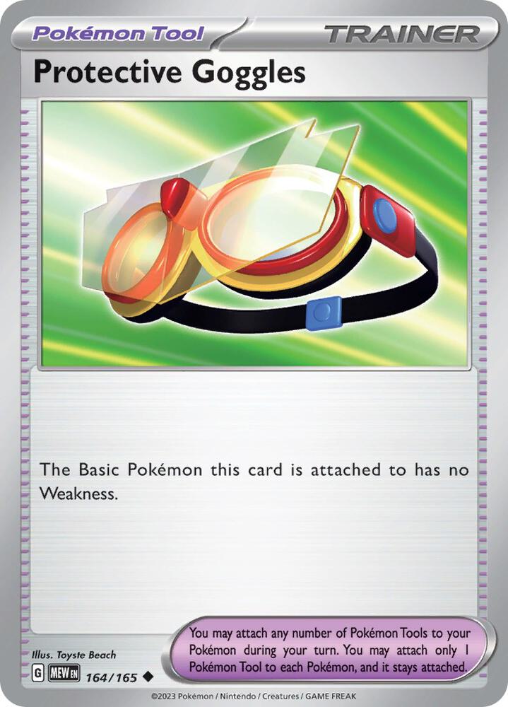 Protective Goggles, SV: Scarlet & Violet 151 164/165