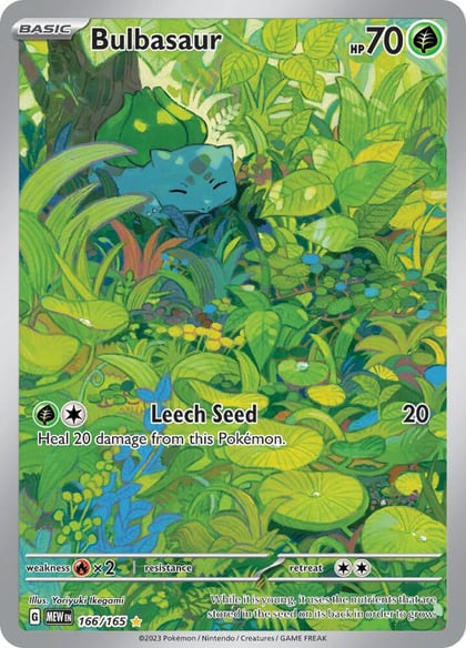 Bulbasaur - 166/165, SV: Scarlet & Violet 151 166/165