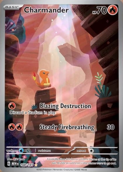 Charmander - 168/165, SV: Scarlet & Violet 151 168/165