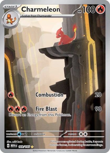 Charmeleon - 169/165, SV: Scarlet & Violet 151 169/165