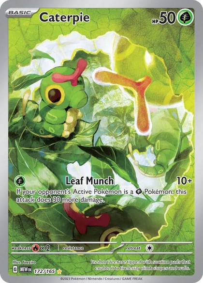 Caterpie - 172/165, SV: Scarlet & Violet 151 172/165