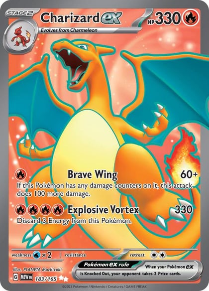Charizard ex - 183/165, SV: Scarlet & Violet 151 183/165