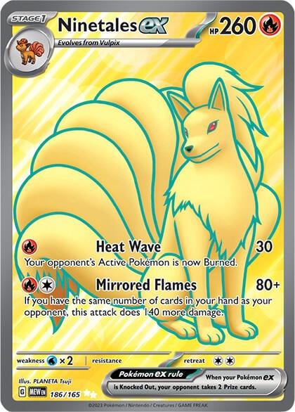 Ninetales ex - 186/165, SV: Scarlet & Violet 151 186/165