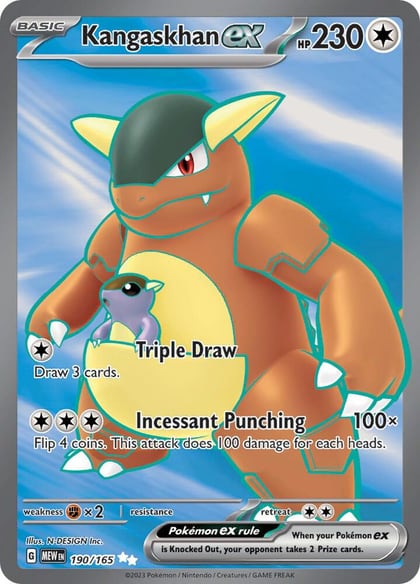 Kangaskhan ex - 190/165, SV: Scarlet & Violet 151 190/165