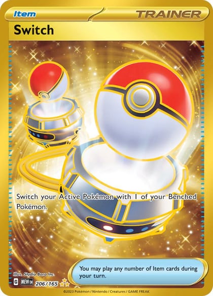 Switch - 206/165, SV: Scarlet & Violet 151 206/165