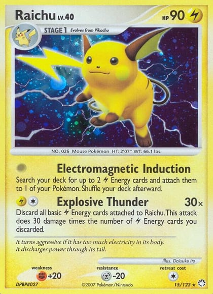 Raichu, Mysterious Treasures 15/123
