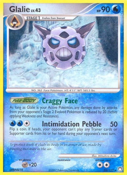 Glalie, Mysterious Treasures 25/123