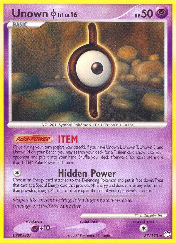 Unown [I], Mysterious Treasures 37/123