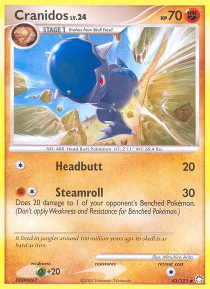 Cranidos, Mysterious Treasures 43/123