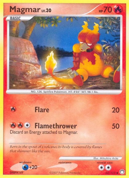 Magmar, Mysterious Treasures 54/123