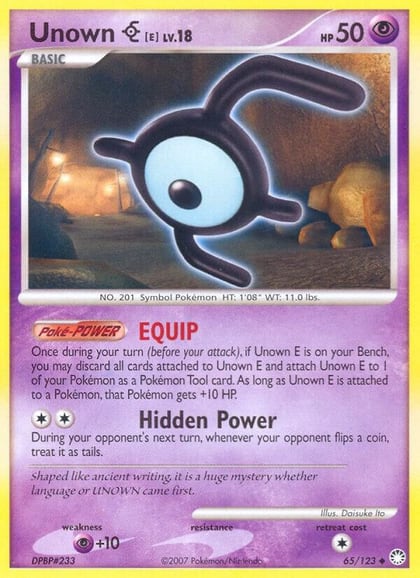 Unown [E], Mysterious Treasures 65/123
