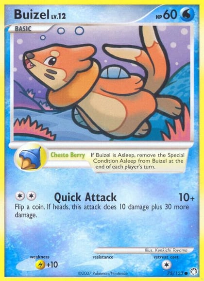 Buizel, Mysterious Treasures 75/123