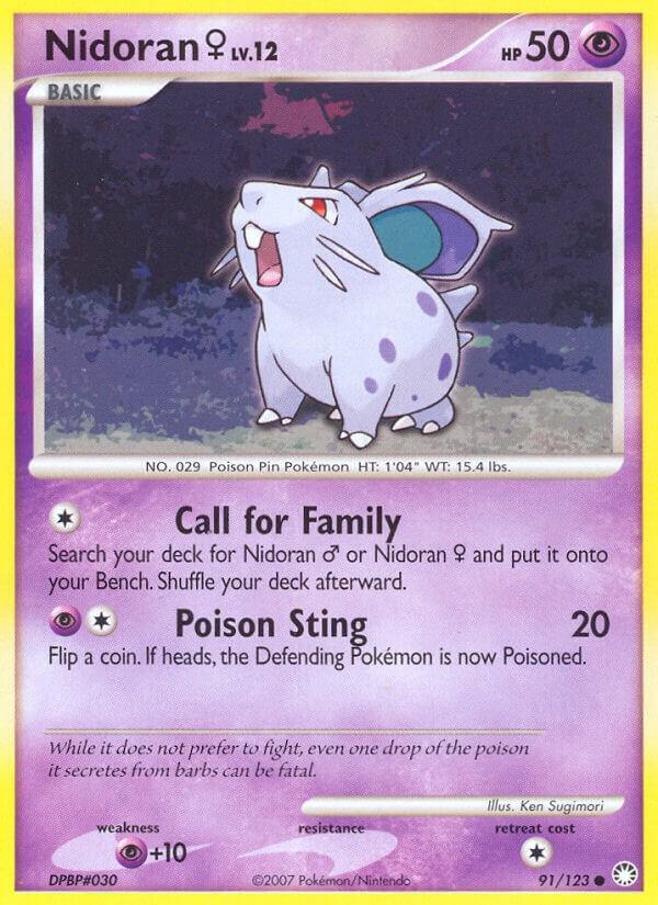 Nidoran F, Mysterious Treasures 91/123