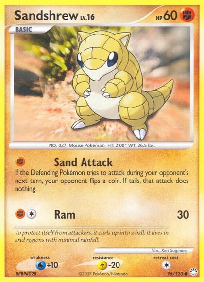Sandshrew, Mysterious Treasures 96/123