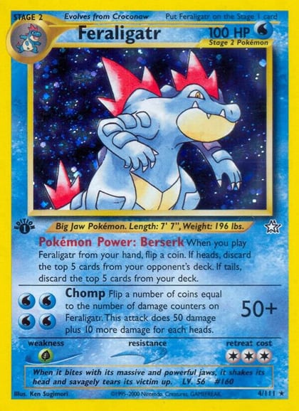 Feraligatr (4), Neo Genesis 004/111
