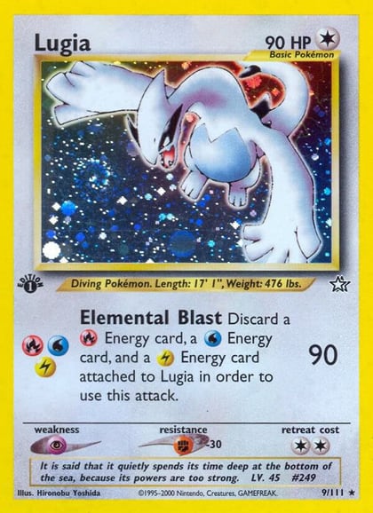 Lugia, Neo Genesis 009/111