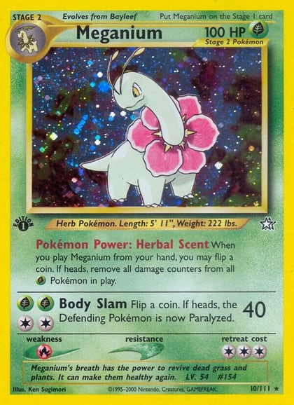 Meganium (10), Neo Genesis 010/111