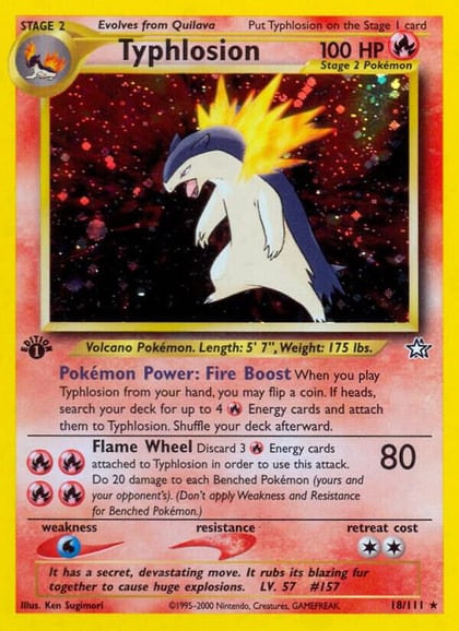 Typhlosion (18), Neo Genesis 018/111