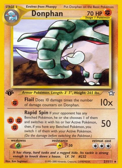 Donphan, Neo Genesis 021/111