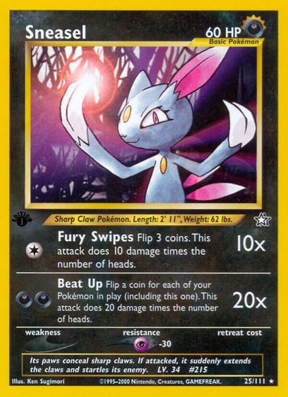 Sneasel, Neo Genesis 025/111
