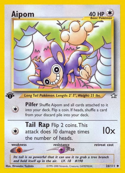 Aipom, Neo Genesis 026/111