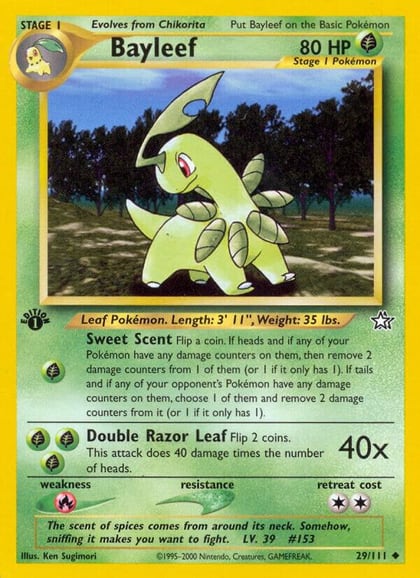 Bayleef (29), Neo Genesis 029/111