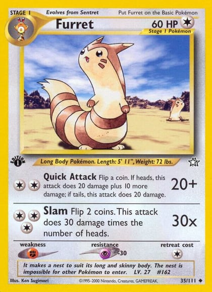 Furret, Neo Genesis 035/111