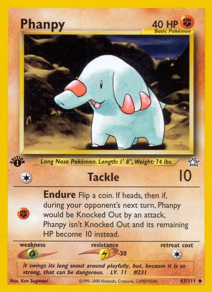 Phanpy, Neo Genesis 043/111