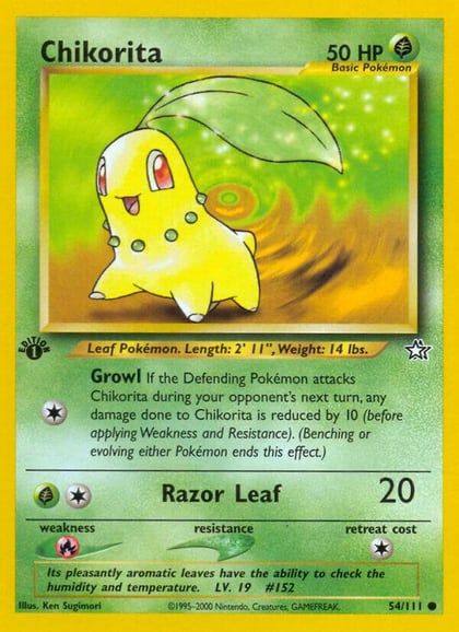 Chikorita (54), Neo Genesis 054/111