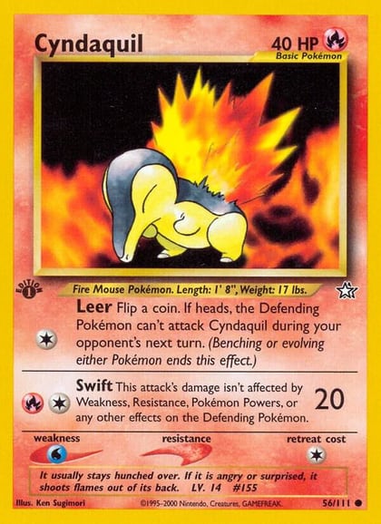 Cyndaquil (56), Neo Genesis 056/111
