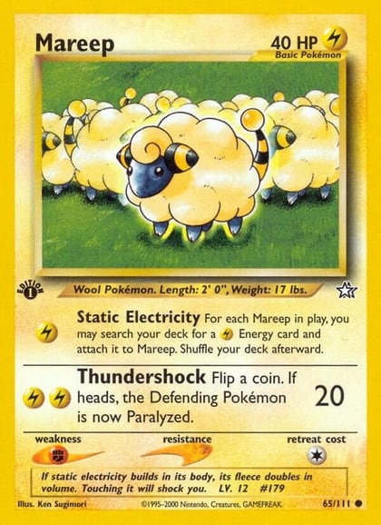 Mareep, Neo Genesis 065/111