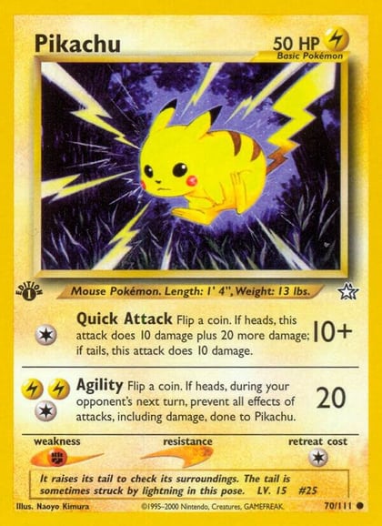 Pikachu, Neo Genesis 070/111