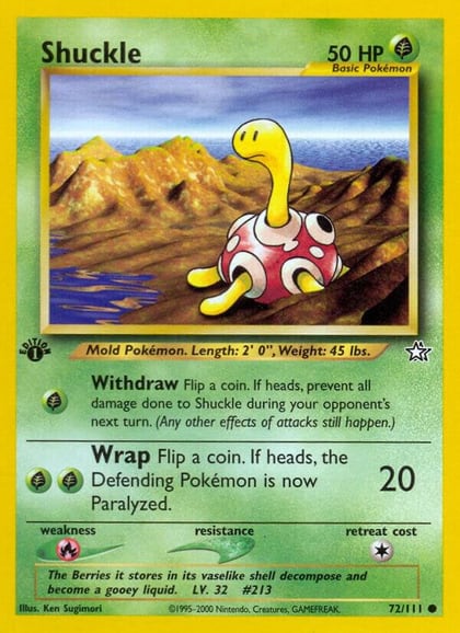 Shuckle, Neo Genesis 072/111