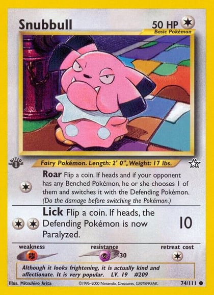 Snubbull, Neo Genesis 074/111