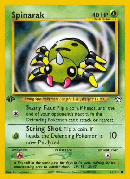 Spinarak, Neo Genesis 075/111