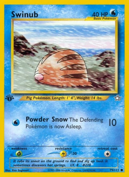 Swinub, Neo Genesis 079/111
