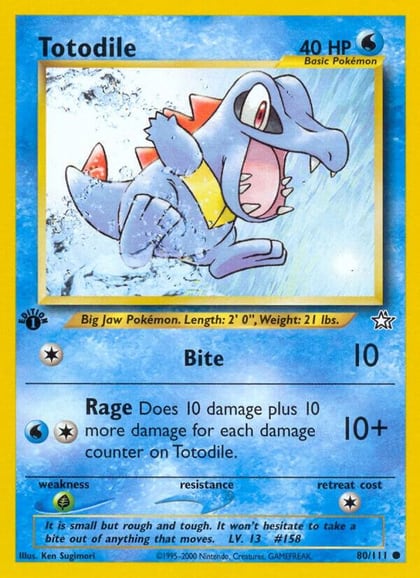 Totodile (80), Neo Genesis 080/111