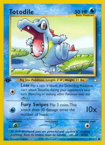 Totodile (81), Neo Genesis 081/111