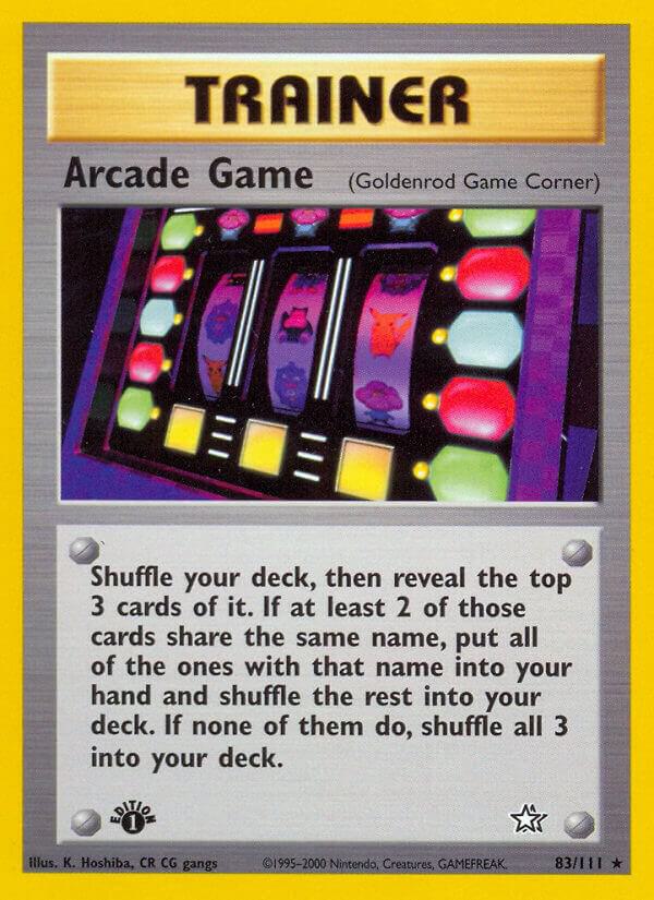 Arcade Game (Goldenrod Game Corner), Neo Genesis 083/111