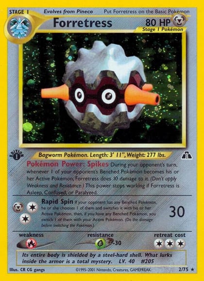 Forretress (2), Neo Discovery 02/75