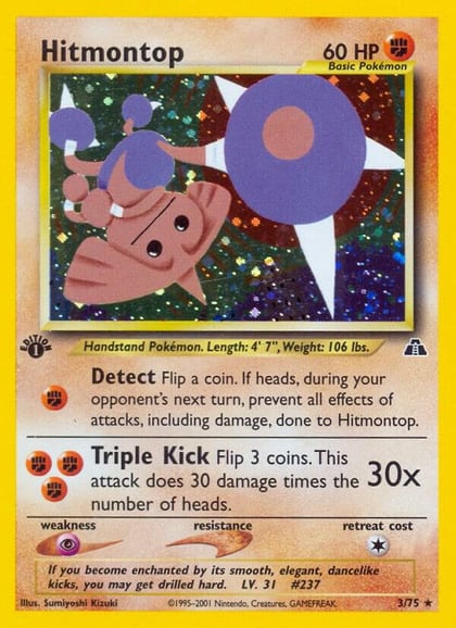 Hitmontop (3), Neo Discovery 03/75