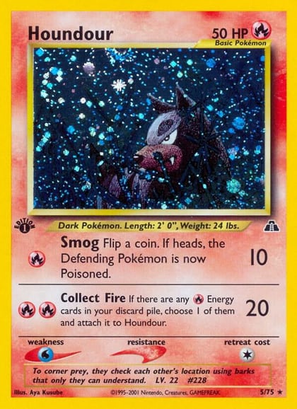 Houndour (5), Neo Discovery 05/75